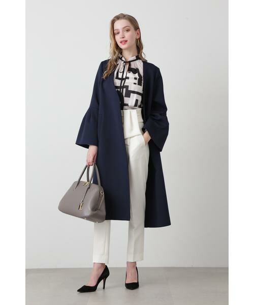 PINKY & DIANNE / ピンキーアンドダイアン アウター | ◆三重織ツイルベルスリーブコート | 詳細16