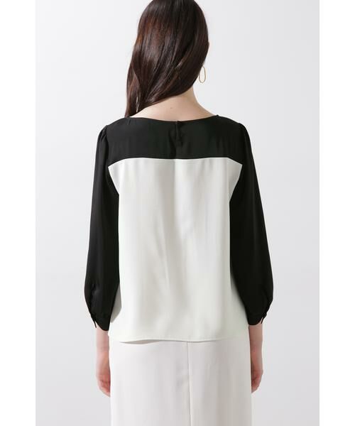 PINKY & DIANNE / ピンキーアンドダイアン シャツ・ブラウス | ◆バイカラーレースコンビブラウス | 詳細5