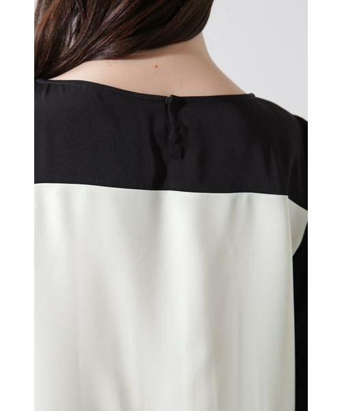 PINKY & DIANNE / ピンキーアンドダイアン シャツ・ブラウス | ◆バイカラーレースコンビブラウス | 詳細8