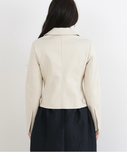 PINKY & DIANNE / ピンキーアンドダイアン レザーブルゾン・ジャケット | ◆フォーレザーライダースジャケット | 詳細7