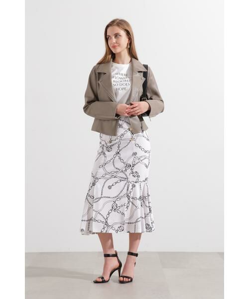 PINKY & DIANNE / ピンキーアンドダイアン レザーブルゾン・ジャケット | ◆フォーレザーライダースジャケット | 詳細19