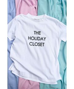 PINKY & DIANNE / ピンキーアンドダイアン カットソー | [THE HOLIDAY CLOSET] ロゴＴシャツ