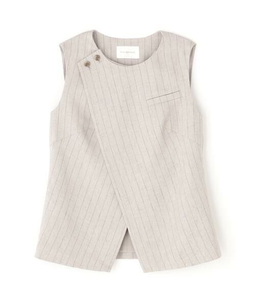 PINKY & DIANNE / ピンキーアンドダイアン シャツ・ブラウス | ◆ストライプベスト | 詳細1