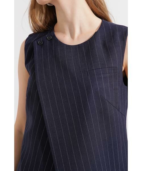 PINKY & DIANNE / ピンキーアンドダイアン シャツ・ブラウス | ◆ストライプベスト | 詳細13