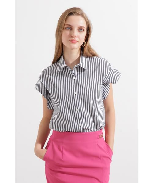 PINKY & DIANNE / ピンキーアンドダイアン シャツ・ブラウス | ◆ストライプシャツ | 詳細2