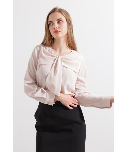 PINKY & DIANNE / ピンキーアンドダイアン シャツ・ブラウス | ◆ギャザーボウタイブラウス | 詳細2