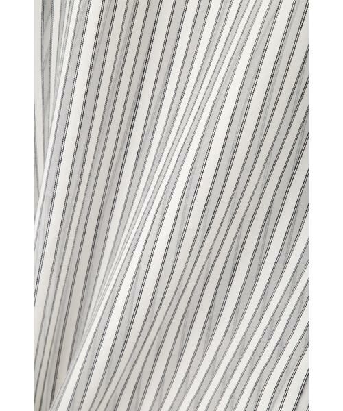 PINKY & DIANNE / ピンキーアンドダイアン シャツ・ブラウス | ◆シアーストライプギャザーブラウス | 詳細4