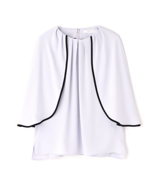 PINKY & DIANNE / ピンキーアンドダイアン シャツ・ブラウス | ◆バイカラーケープブラウス | 詳細16