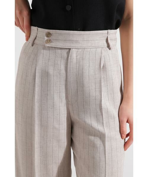 PINKY & DIANNE / ピンキーアンドダイアン パンツ | ◆ストライプワイドパンツ | 詳細9