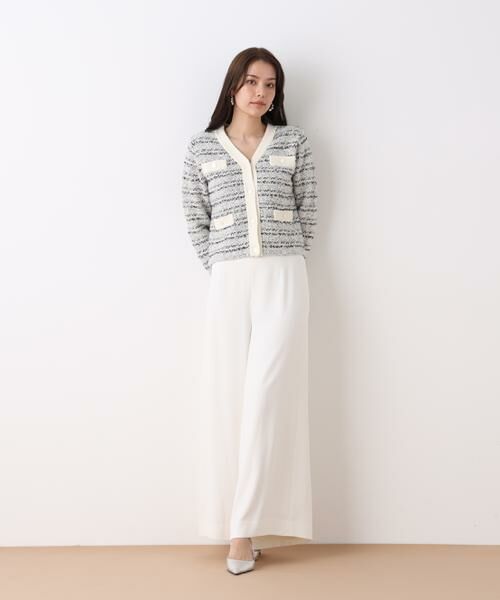 PINKY & DIANNE / ピンキーアンドダイアン パンツ | ◆サテンフレアーパンツ | 詳細10