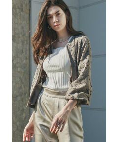 PINKY & DIANNE / ピンキーアンドダイアン ブルゾン | ◆レースジップブルゾン