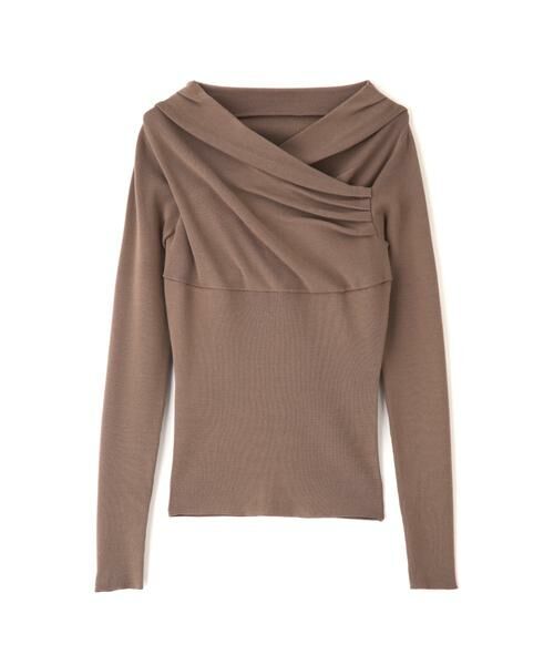 PINKY & DIANNE / ピンキーアンドダイアン ニット・セーター | ◆タックネックニットプルオーバー | 詳細5