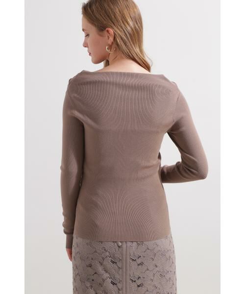 PINKY & DIANNE / ピンキーアンドダイアン ニット・セーター | ◆タックネックニットプルオーバー | 詳細9