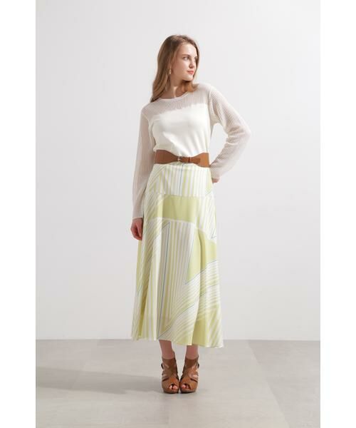 PINKY & DIANNE / ピンキーアンドダイアン ニット・セーター | ◆シアーコンビニットプルオーバー | 詳細15