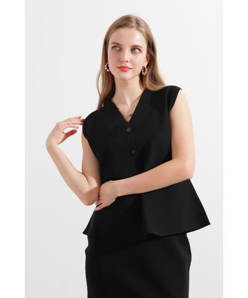 PINKY & DIANNE / ピンキーアンドダイアン ニット・セーター | ◆ニットジレ | 詳細8