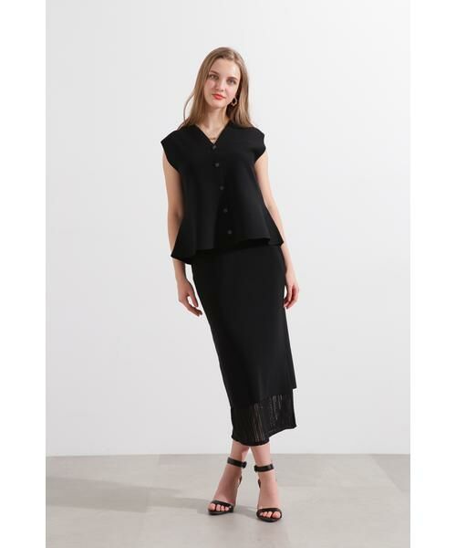 PINKY & DIANNE / ピンキーアンドダイアン ニット・セーター | ◆ニットジレ | 詳細9