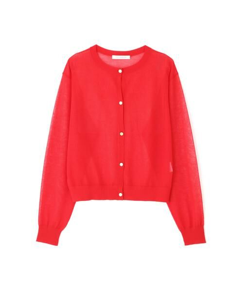 PINKY & DIANNE / ピンキーアンドダイアン カーディガン・ボレロ | ◆シアーニットカーディガン | 詳細10