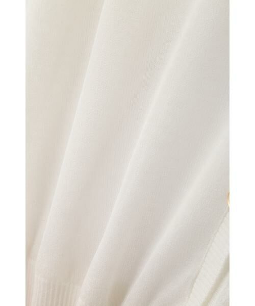 PINKY & DIANNE / ピンキーアンドダイアン カーディガン・ボレロ | ◆シアーニットカーディガン | 詳細12