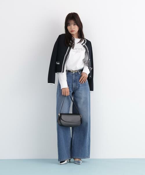 PINKY & DIANNE / ピンキーアンドダイアン カーディガン・ボレロ | ◆ボーダーカーディガン | 詳細5