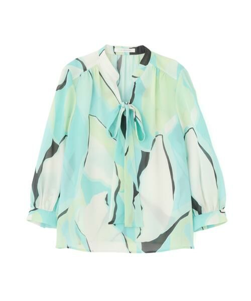 PINKY & DIANNE / ピンキーアンドダイアン シャツ・ブラウス | ◆マルチカラープリントブラウス | 詳細13