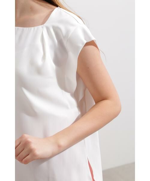 PINKY & DIANNE / ピンキーアンドダイアン シャツ・ブラウス | ◆カフスフレンチスリーブブラウス | 詳細15