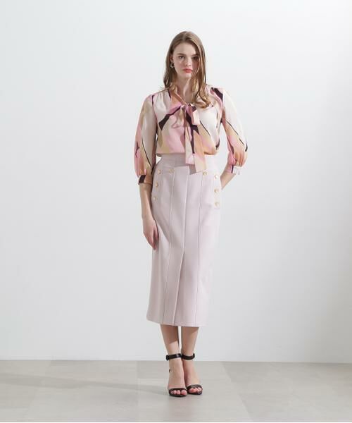 PINKY & DIANNE / ピンキーアンドダイアン スカート | ◆2WAYダブルクロスマリンタイトスカート | 詳細3