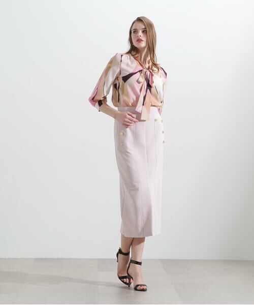 PINKY & DIANNE / ピンキーアンドダイアン スカート | ◆2WAYダブルクロスマリンタイトスカート | 詳細4