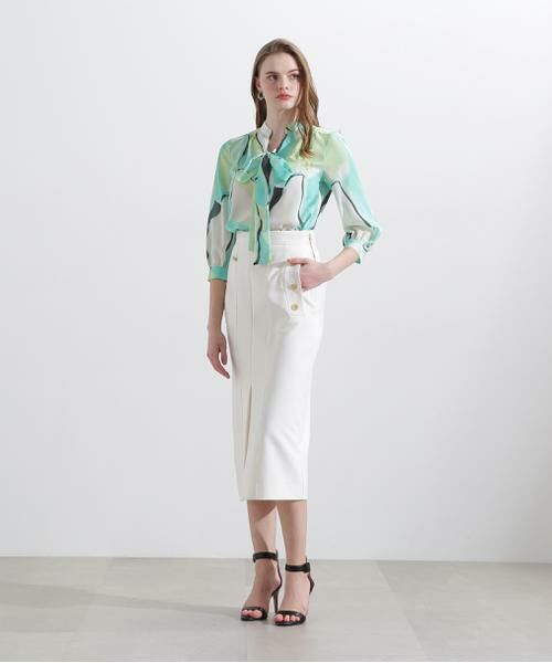 PINKY & DIANNE / ピンキーアンドダイアン スカート | ◆2WAYダブルクロスマリンタイトスカート | 詳細24