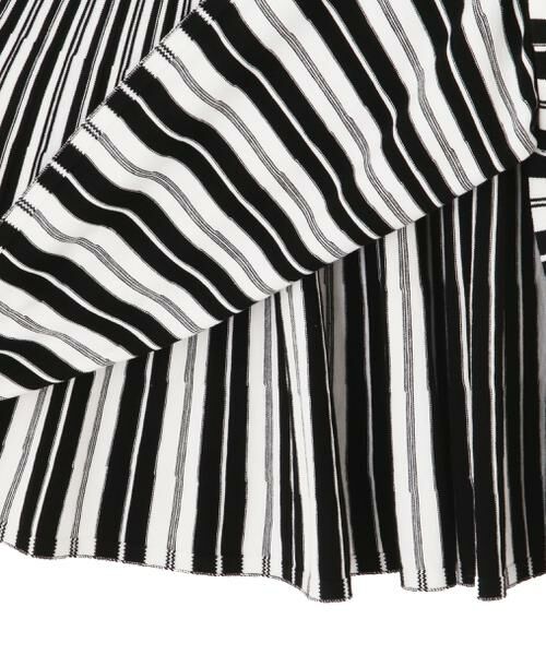 PINKY & DIANNE / ピンキーアンドダイアン スカート | バイカラーストライプフレアーニットスカート | 詳細16