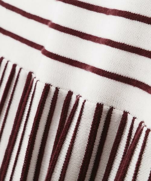 PINKY & DIANNE / ピンキーアンドダイアン スカート | バイカラーストライプフレアーニットスカート | 詳細28