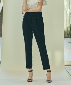 PINKY & DIANNE / ピンキーアンドダイアン パンツ | ◆ウエストスピンドルテーパードパンツ