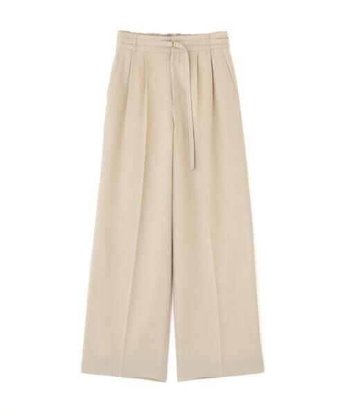 PINKY & DIANNE / ピンキーアンドダイアン パンツ | ◆スリムベルト付きワイドパンツ | 詳細1