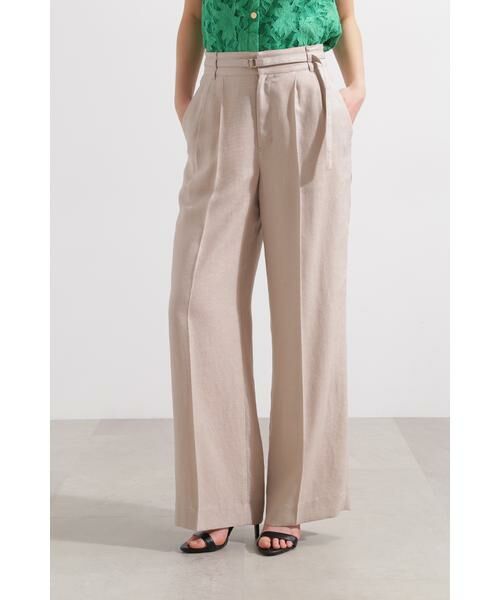 PINKY & DIANNE / ピンキーアンドダイアン パンツ | ◆スリムベルト付きワイドパンツ | 詳細2