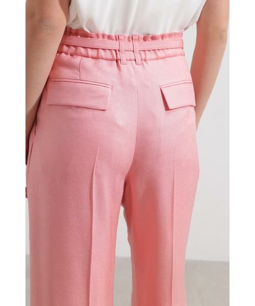 PINKY & DIANNE / ピンキーアンドダイアン パンツ | ◆スリムベルト付きワイドパンツ | 詳細18