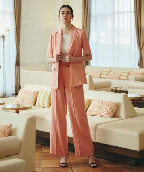 PINKY & DIANNE / ピンキーアンドダイアン パンツ | ◆スリムベルト付きワイドパンツ | 詳細10