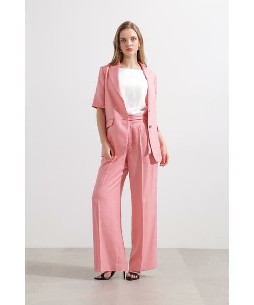 PINKY & DIANNE / ピンキーアンドダイアン パンツ | ◆スリムベルト付きワイドパンツ | 詳細12