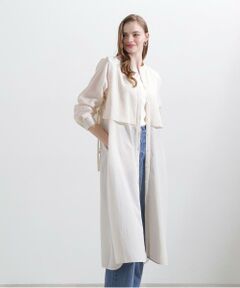 PINKY & DIANNE / ピンキーアンドダイアン ミニ丈・ひざ丈ワンピース | ◆レイヤードシャツワンピース