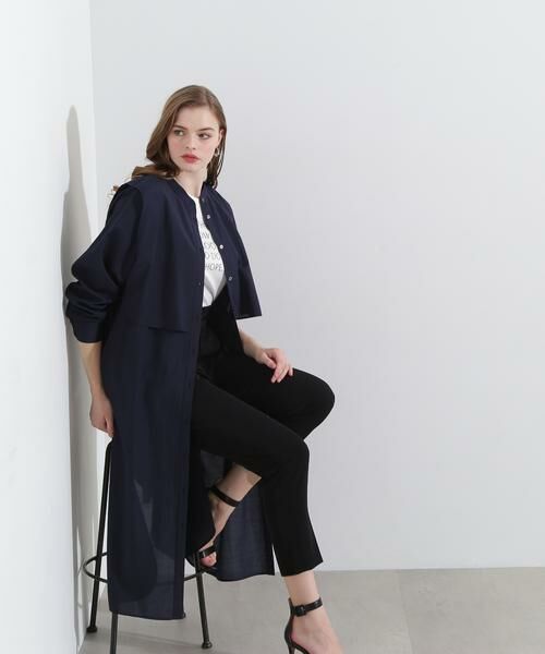 PINKY & DIANNE / ピンキーアンドダイアン ミニ丈・ひざ丈ワンピース | ◆レイヤードシャツワンピース | 詳細3