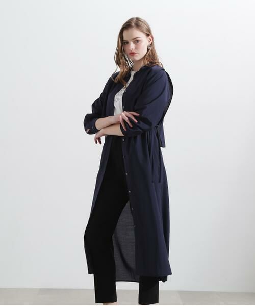 PINKY & DIANNE / ピンキーアンドダイアン ミニ丈・ひざ丈ワンピース | ◆レイヤードシャツワンピース | 詳細4