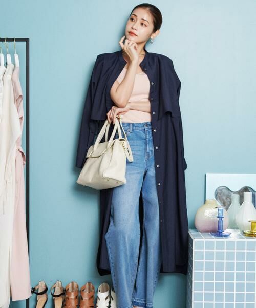 coca｜ジョーゼットリブIラインワンピース | Rakuten Fashion