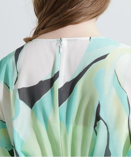 PINKY & DIANNE / ピンキーアンドダイアン ミニ丈・ひざ丈ワンピース | ◆マルチカラープリントワンピース | 詳細27