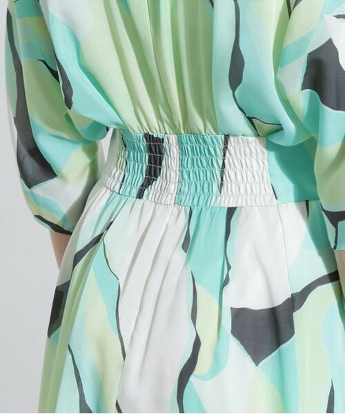 PINKY & DIANNE / ピンキーアンドダイアン ミニ丈・ひざ丈ワンピース | ◆マルチカラープリントワンピース | 詳細28