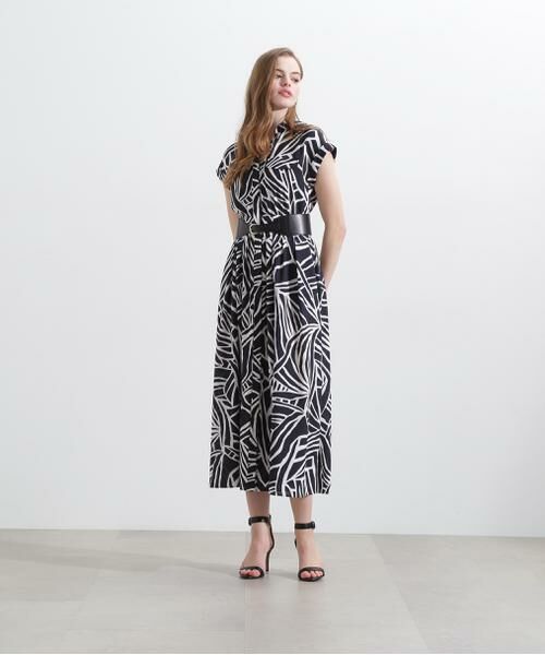 PINKY & DIANNE / ピンキーアンドダイアン ミニ丈・ひざ丈ワンピース | ◆アニマルプリントワンピース | 詳細4