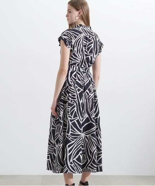 PINKY & DIANNE / ピンキーアンドダイアン ミニ丈・ひざ丈ワンピース | ◆アニマルプリントワンピース | 詳細6