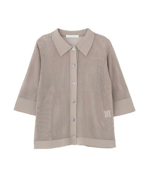 PINKY & DIANNE / ピンキーアンドダイアン ニット・セーター | ◆シアーコンビカーディガン | 詳細6