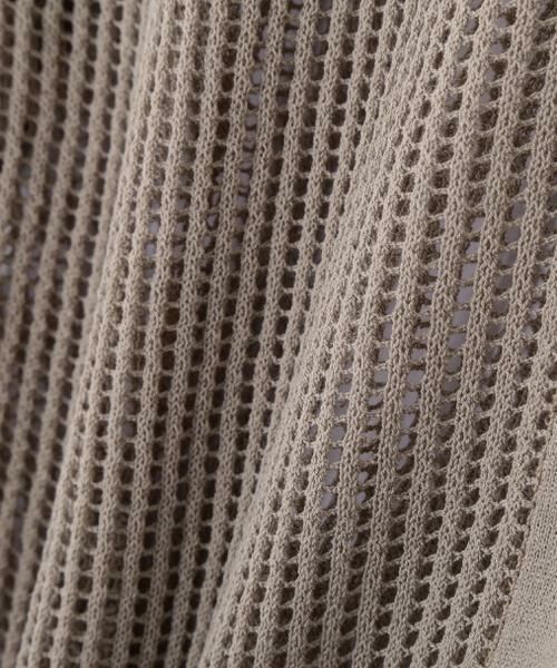 PINKY & DIANNE / ピンキーアンドダイアン ニット・セーター | ◆シアーコンビカーディガン | 詳細16