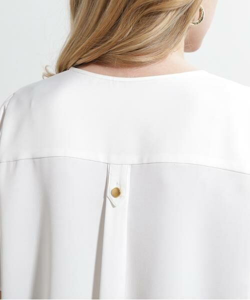 PINKY & DIANNE / ピンキーアンドダイアン シャツ・ブラウス | ◆Vネックサテンプルオーバー | 詳細22