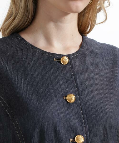 PINKY & DIANNE / ピンキーアンドダイアン シャツ・ブラウス | ◆リヨセルデニムベスト | 詳細11