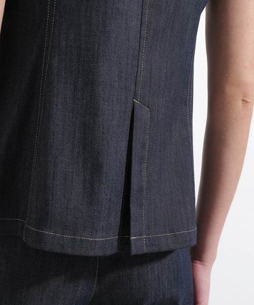 PINKY & DIANNE / ピンキーアンドダイアン シャツ・ブラウス | ◆リヨセルデニムベスト | 詳細14