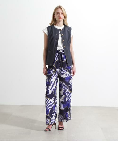 PINKY & DIANNE / ピンキーアンドダイアン シャツ・ブラウス | ◆リヨセルデニムベスト | 詳細7